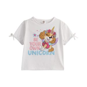 Polera Manga Corta Niña TBC 314014504 Skye Blanco