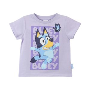 Polera Manga Corta Niña TBC 314014527 Bluey Lila