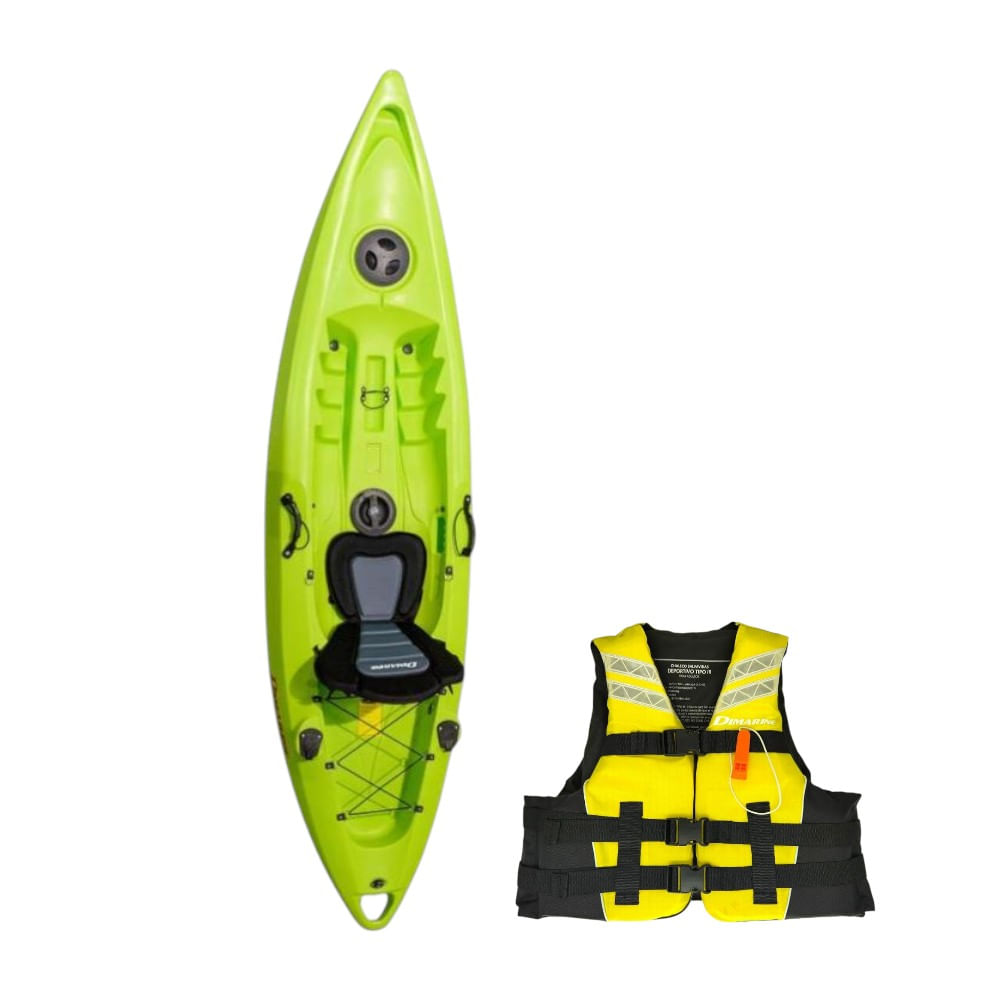 Kayak Single Travel Dimarine Verde