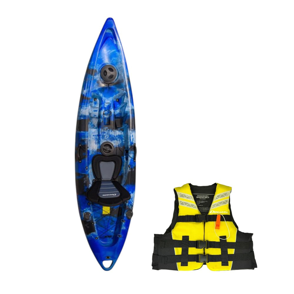 Kayak Single Travel Dimarine Azul