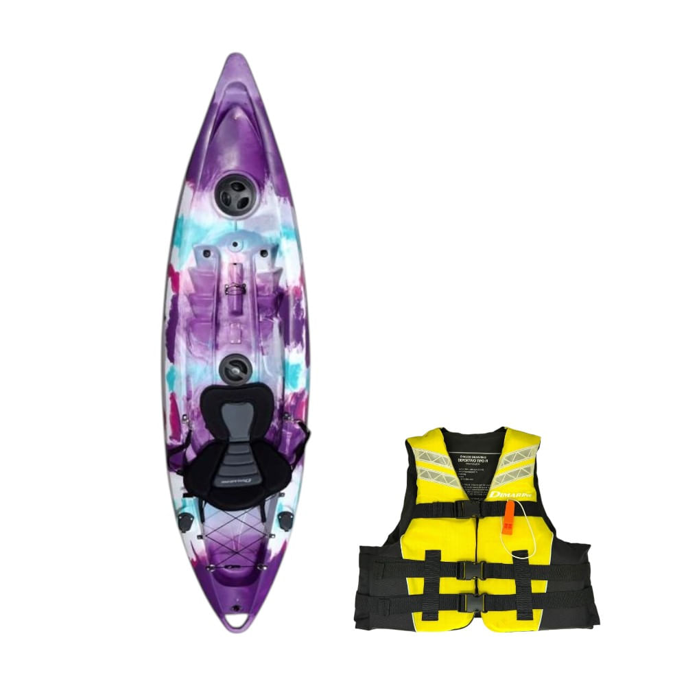 Kayak Single Travel Dimarine Mora/Gris/Blanco