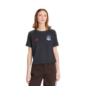 Camiseta Fútbol Mujer Adidas Colo-Colo Visitante 26 Negro