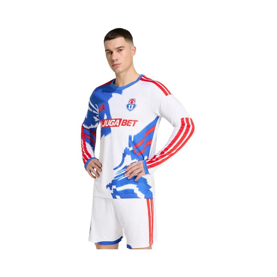 Camiseta Hombre Adidas U de Chile Visitante 26 Manga Larga