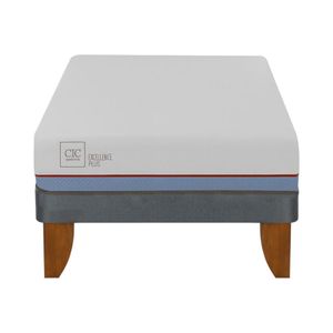 Cama Europea 1.5 Plazas CIC Excellence Plus Gris