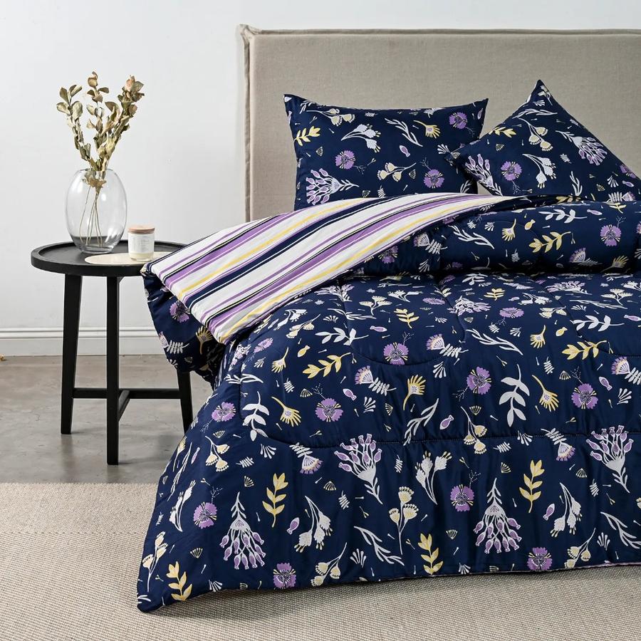 Plumón American Family Adele 2 Plazas Multicolor