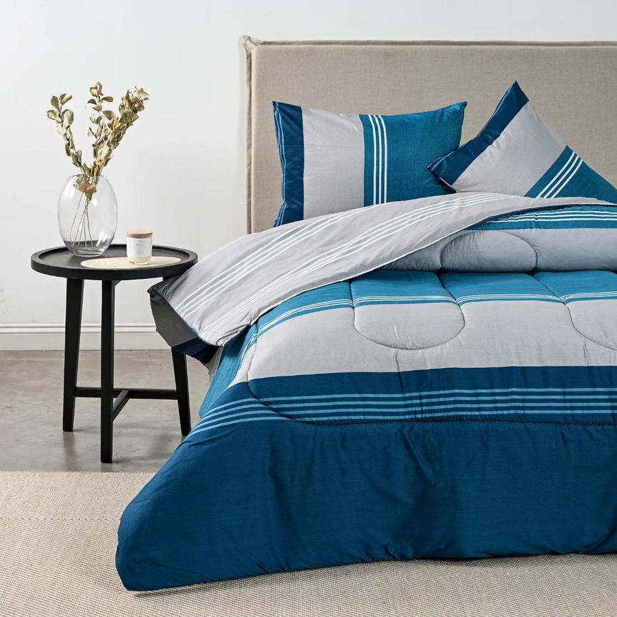 Plumón American Family Oasis 2 Plazas Bicolor