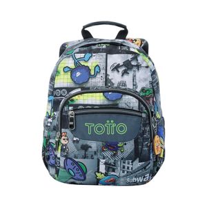 Mochila Escolar Totto Tempera 10L Hombre Multicolor