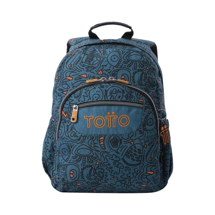 Mochila Juvenil Totto Gommas 16L Porta PC 13"" Azul