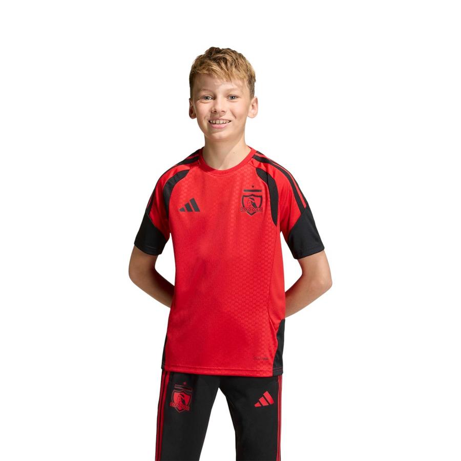 Camiseta Entrenamiento Niño Adidas Colo-Colo Rojo