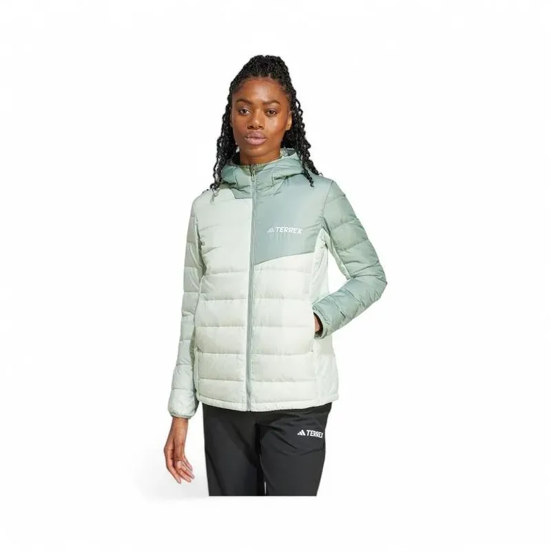 Chaqueta Mujer Adidas Terrex Multi Light Down Verde Claro