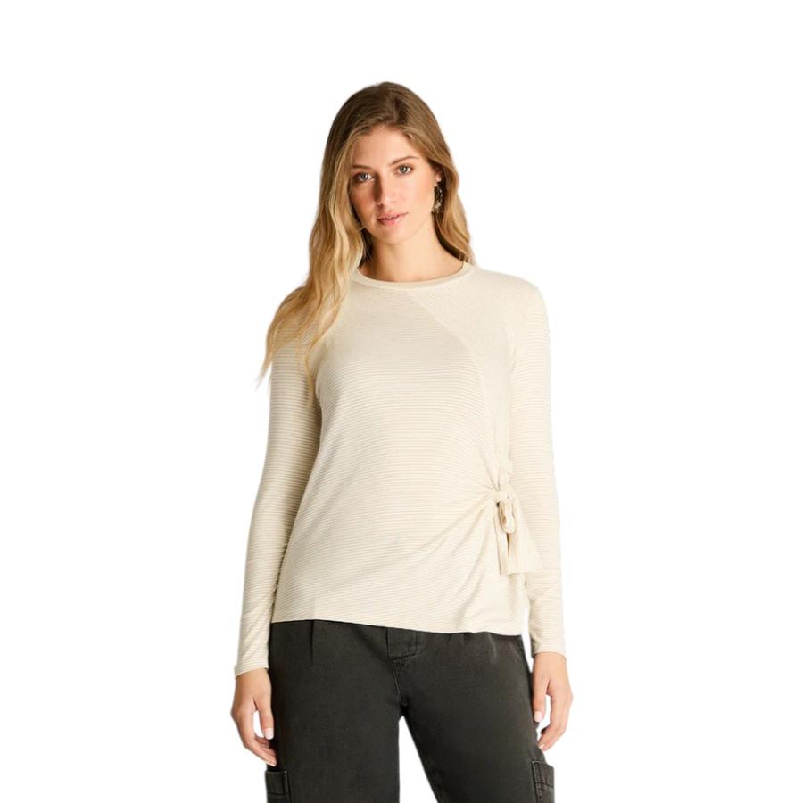 Polera Mujer Weekend con Lazo Frontal Crudo