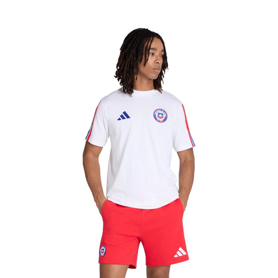 Polera Futbol Hombre Adidas Selección Chilena 2026 Blanco