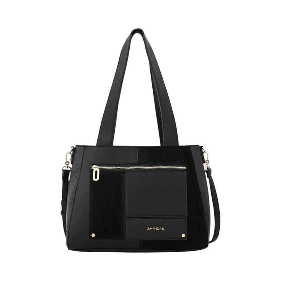Cartera Tote Mujer Amphora Jane Negro
