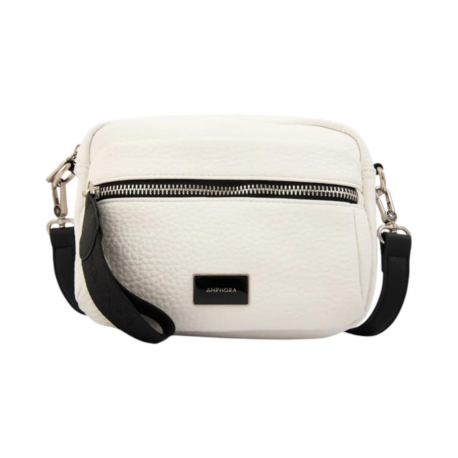 Cartera Bandolera Mujer Amphora Ornella Pequeña Blanco