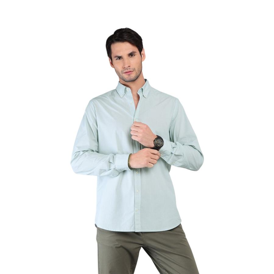 Camisa Hombre Arrow Fantasía Verde