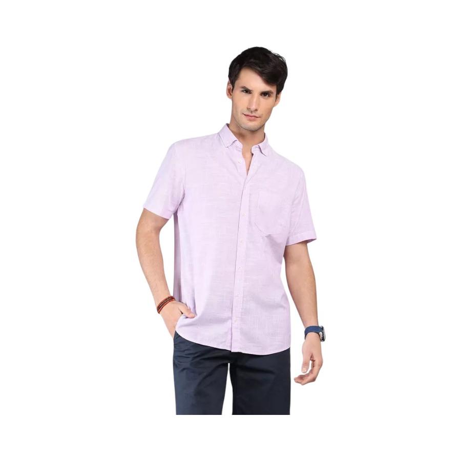 Camisa Hombre Arrow Texturada Rosado