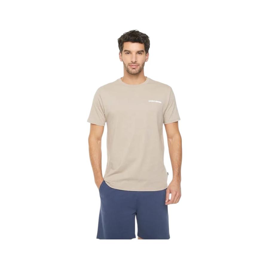 Polera Chest Your Logo Hombre Converse CNVHS26MTEE3-242 Café