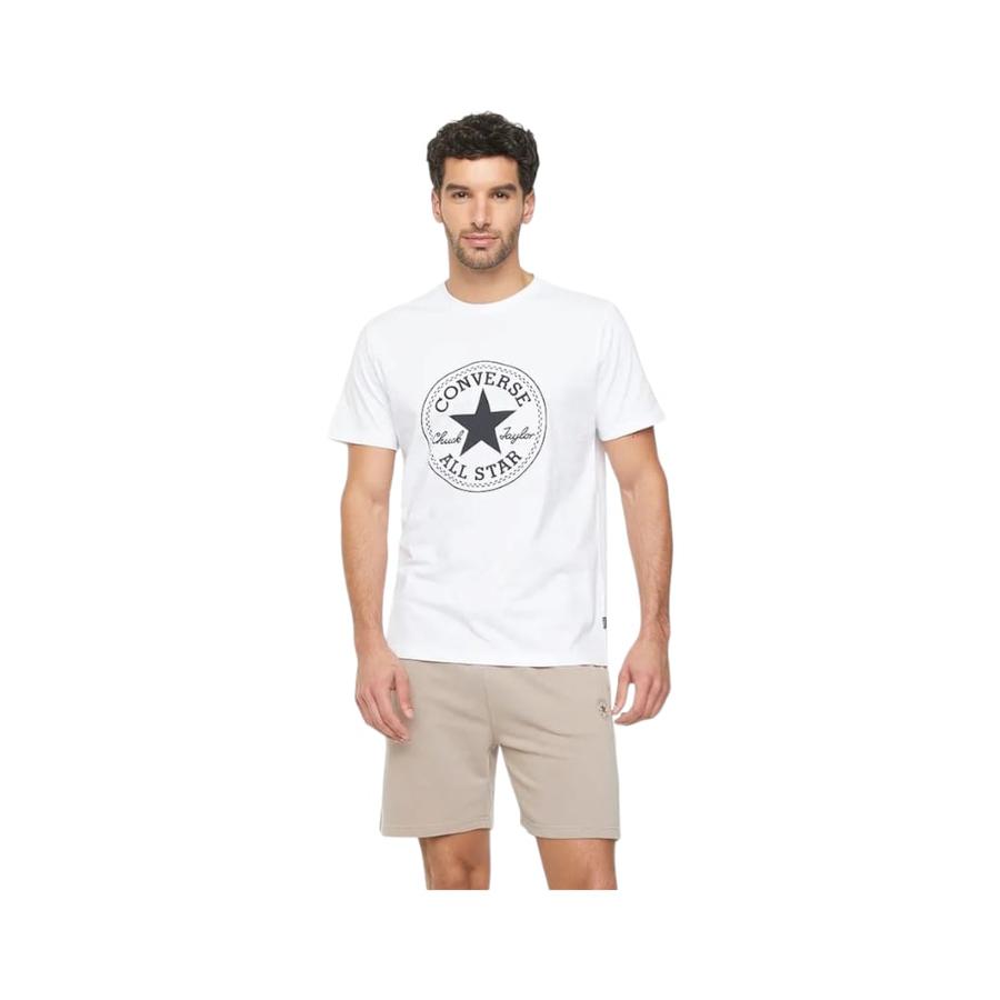 Polera Chuck Patch Hombre Converse CNVHS26MTEE6-102 Blanca