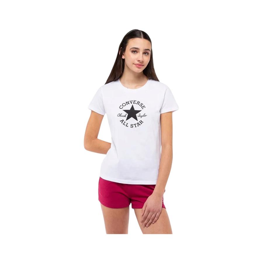Polera Big Chuck Mujer Converse CNVHS26WTEE1-102 Blanca
