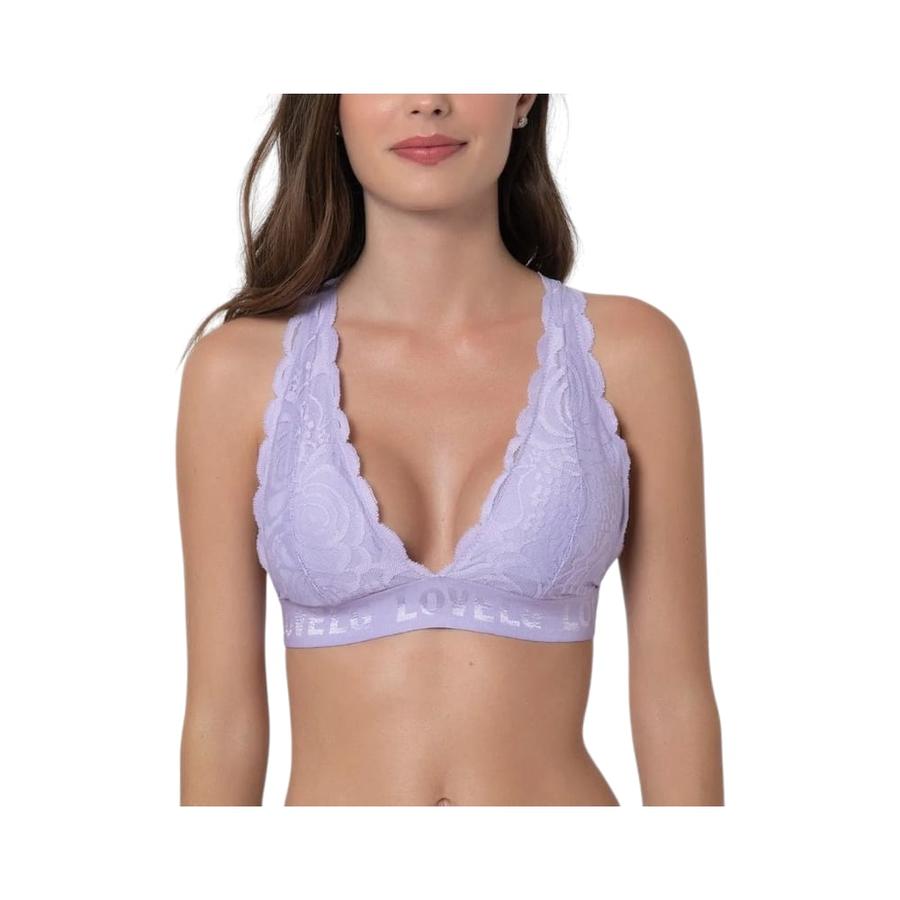 Bralette Encaje Mujer Lady Genny S-339B Morado