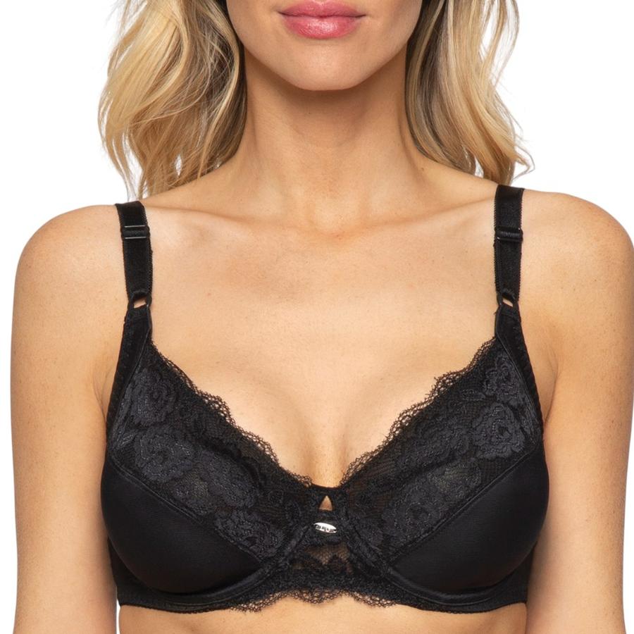 Sostén Encaje Alta Suspensión Mujer Lady Genny S-703C Blanco