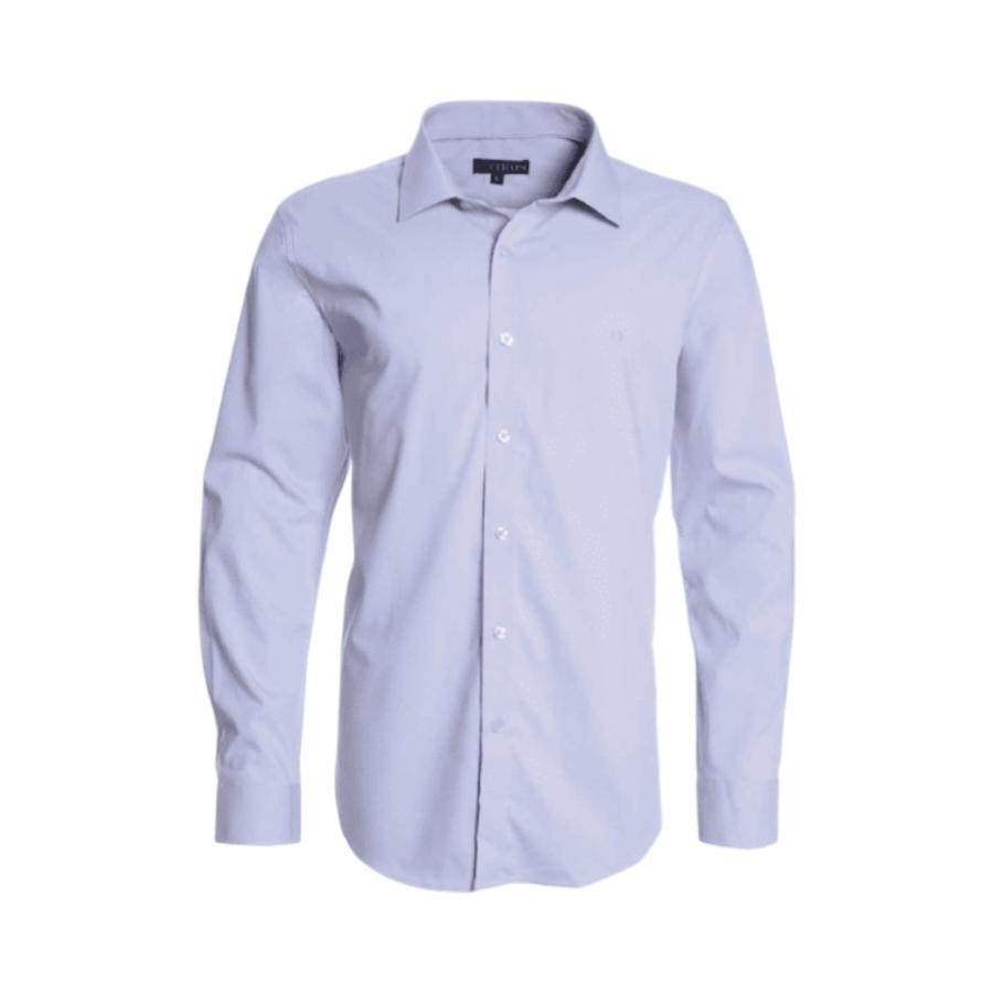 Camisa Manga Larga Hombre Potros Gran Vía Lila