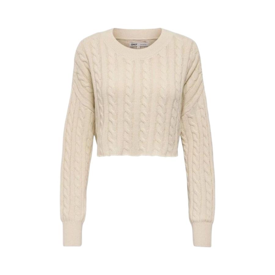 Sweater Manga Larga Mujer Only ONLBIRTIE Beige