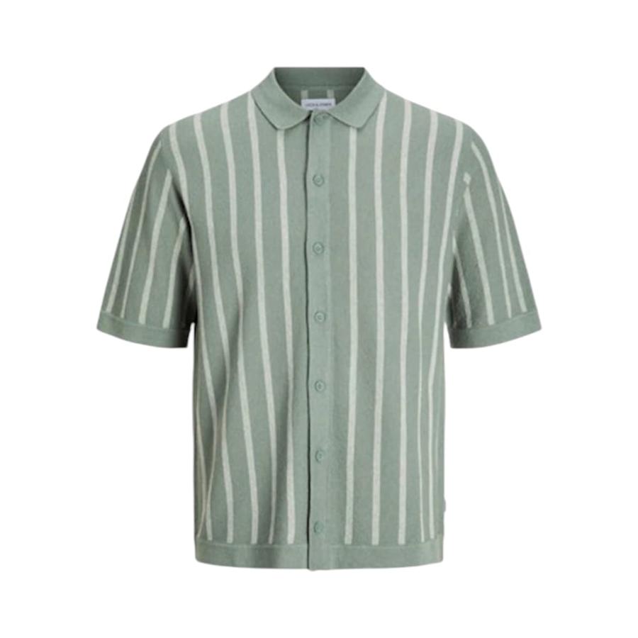 Camisa Manga Corta Hombre Jack & Jones 12268460 Verde