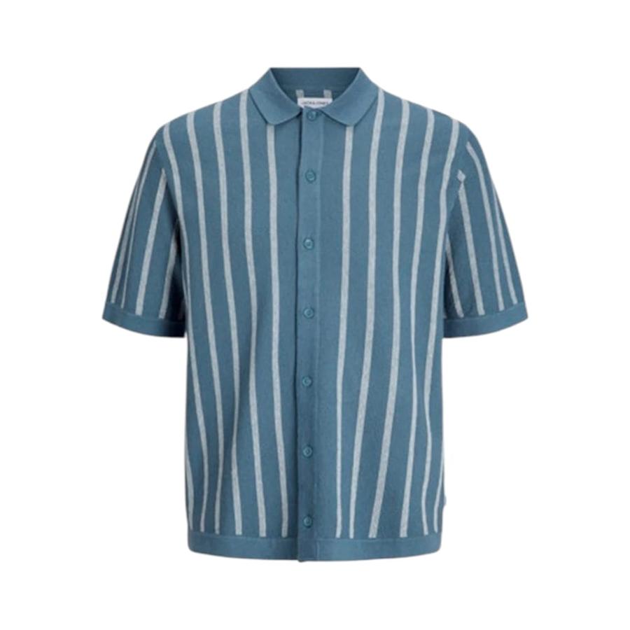 Camisa Manga Corta Hombre Jack & Jones 12268460 Celeste