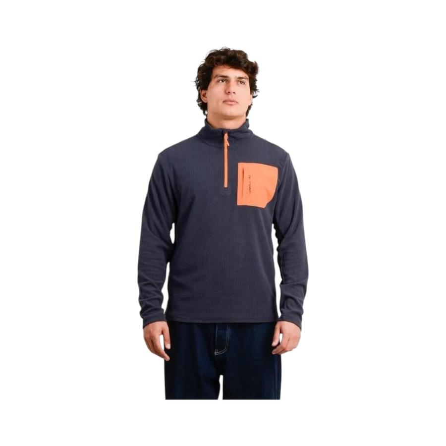 Polerón Polar Hombre O'Neill Half Raise II Azul Oscuro