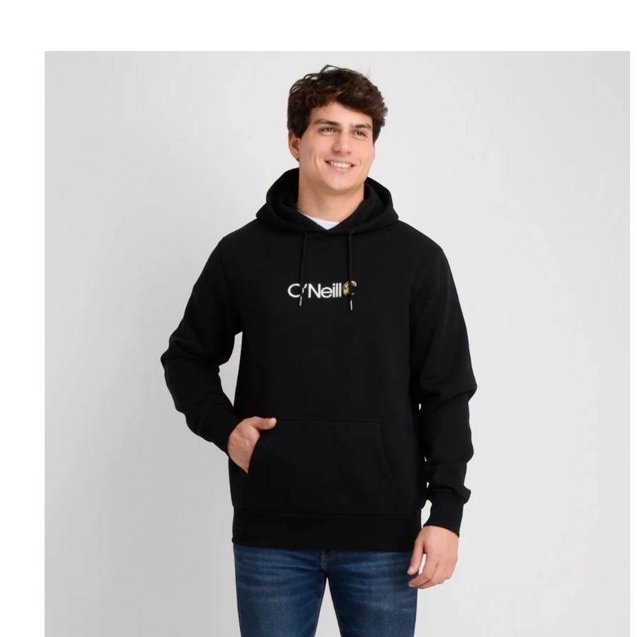 Polerón Hoodie Hombre O'Neill OG Verbage Negro
