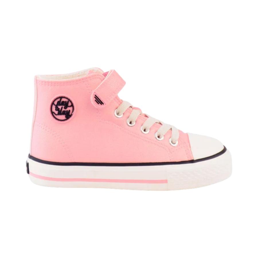 Zapatilla con Velcro Unisex Ficcus Day To Day Rosado