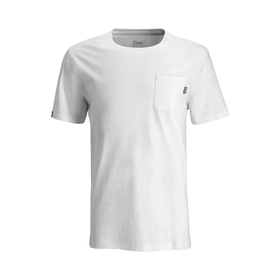 Polera Manga Corta Pocket Hombre Doite Blanco