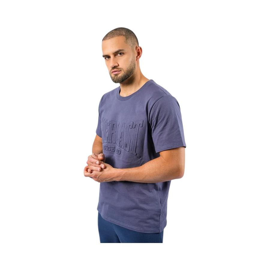 Polera Manga Corta Hombre Everlast Bronx Azul