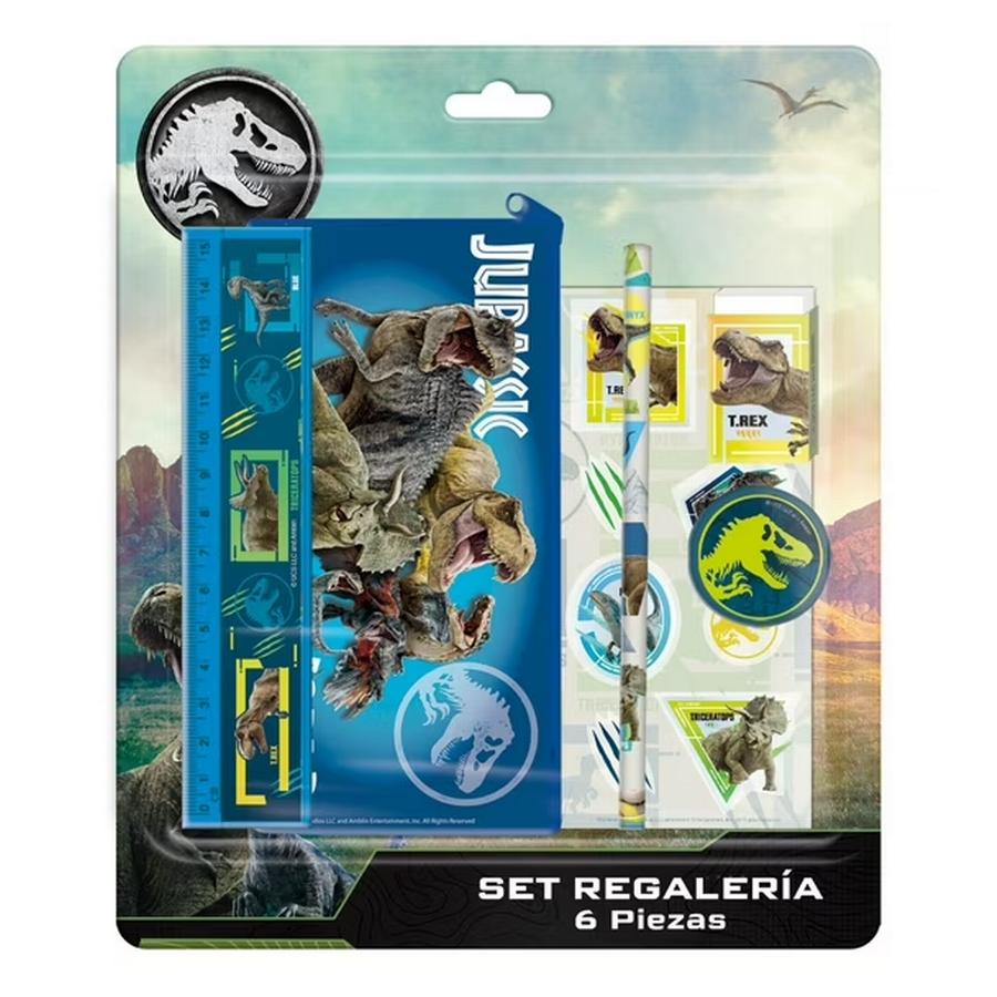 Set Escolar 6 piezas Jurassic World 552468