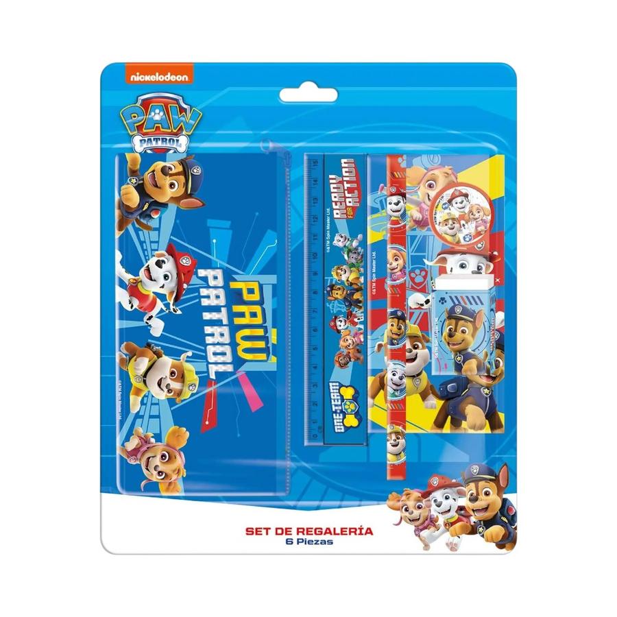 Set Escolar Paw Patrol 122230 6 Piezas - Multicolor