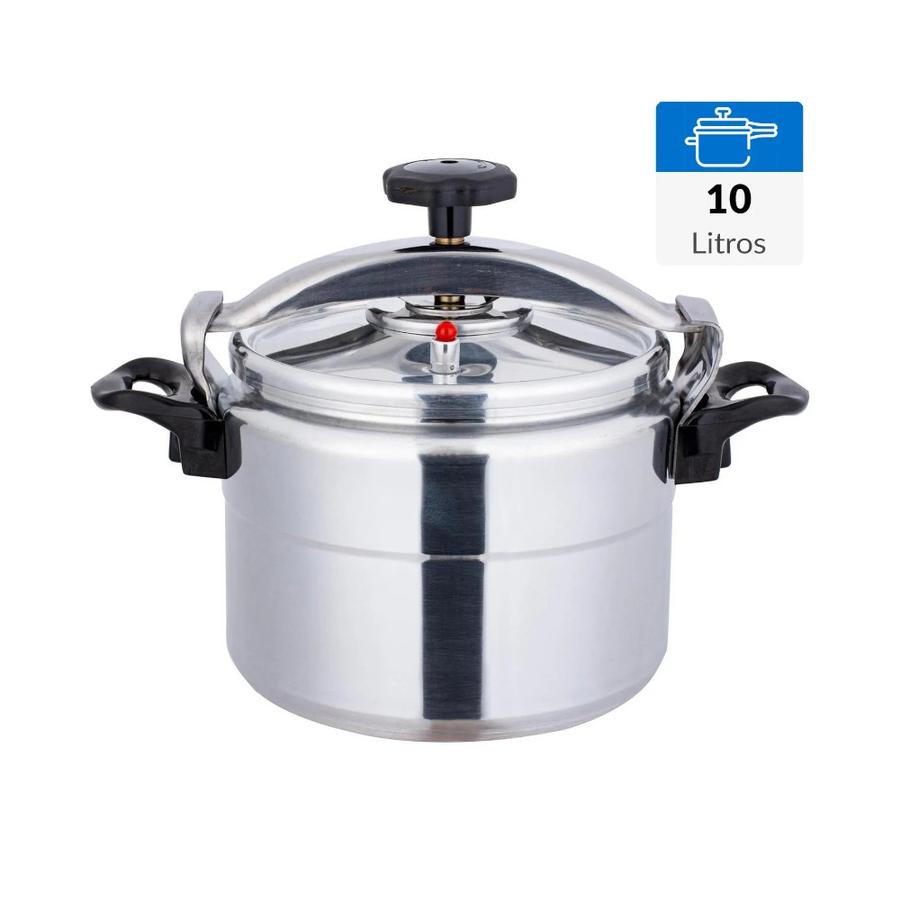 Olla a Presión 10 Litros Aluminio Comprezzo 1203010713