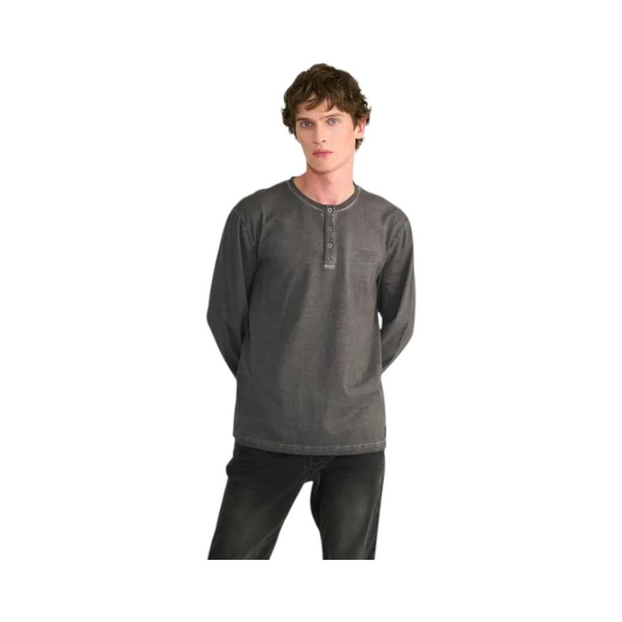 Polera Manga Larga Hombre Ellus CML65504 Gris