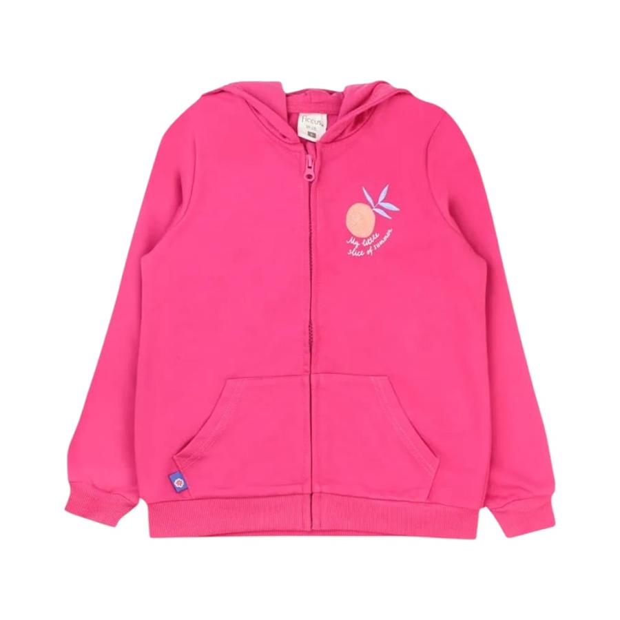 Polerón Cuello Redondo Niña Ficcus Spirit Magenta
