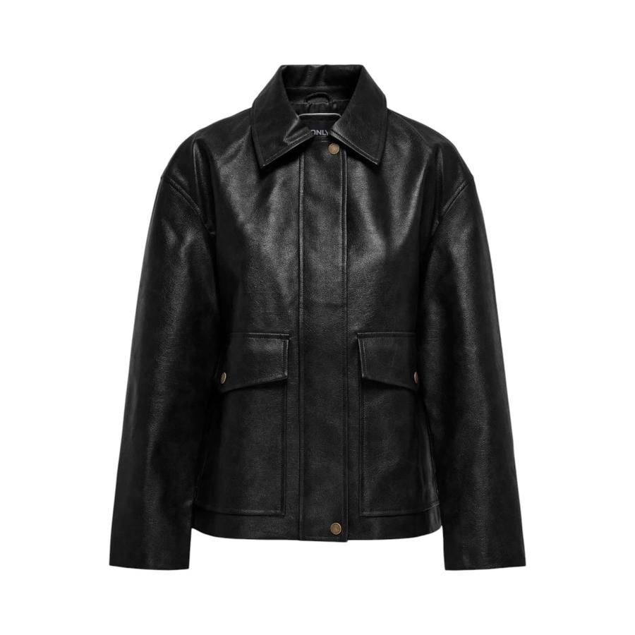 Chaqueta Larga Mujer Only 15350398 Negro