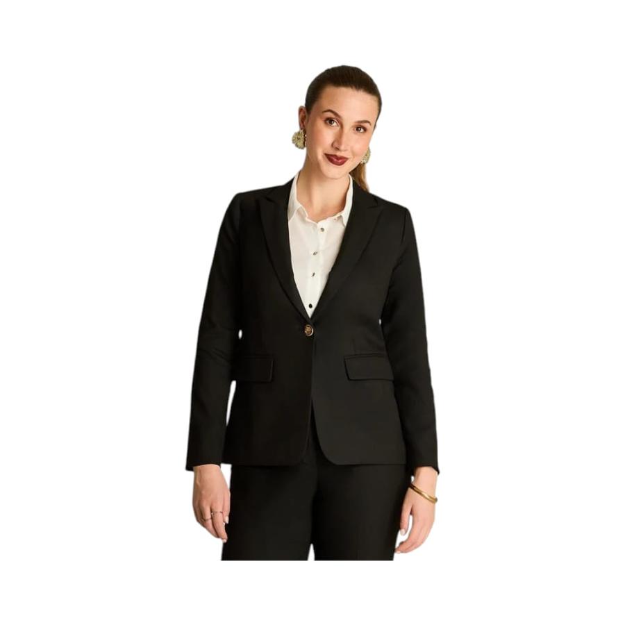 Blazer con Bolsillos Mujer Lorenzo di Pontti 958504 Negro