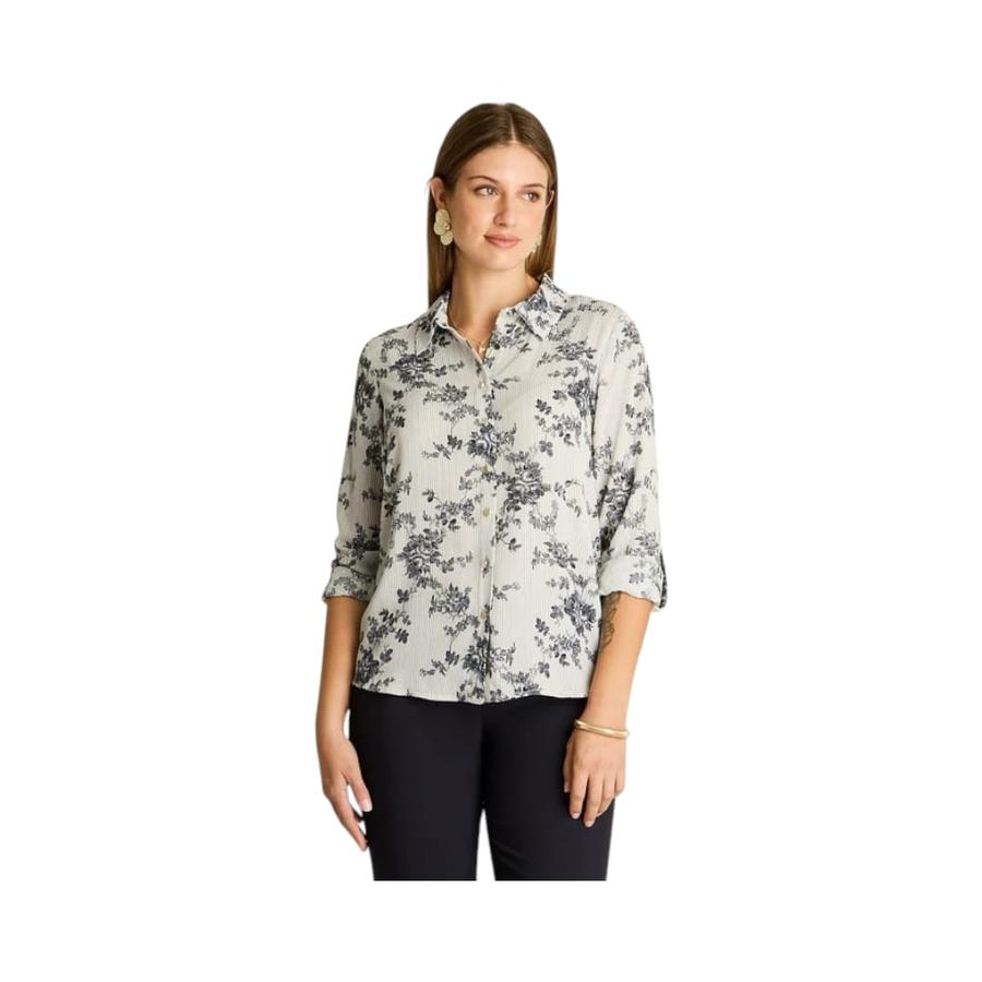 Blusa Camisera Mujer Lorenzo di Pontti 208506 Azul