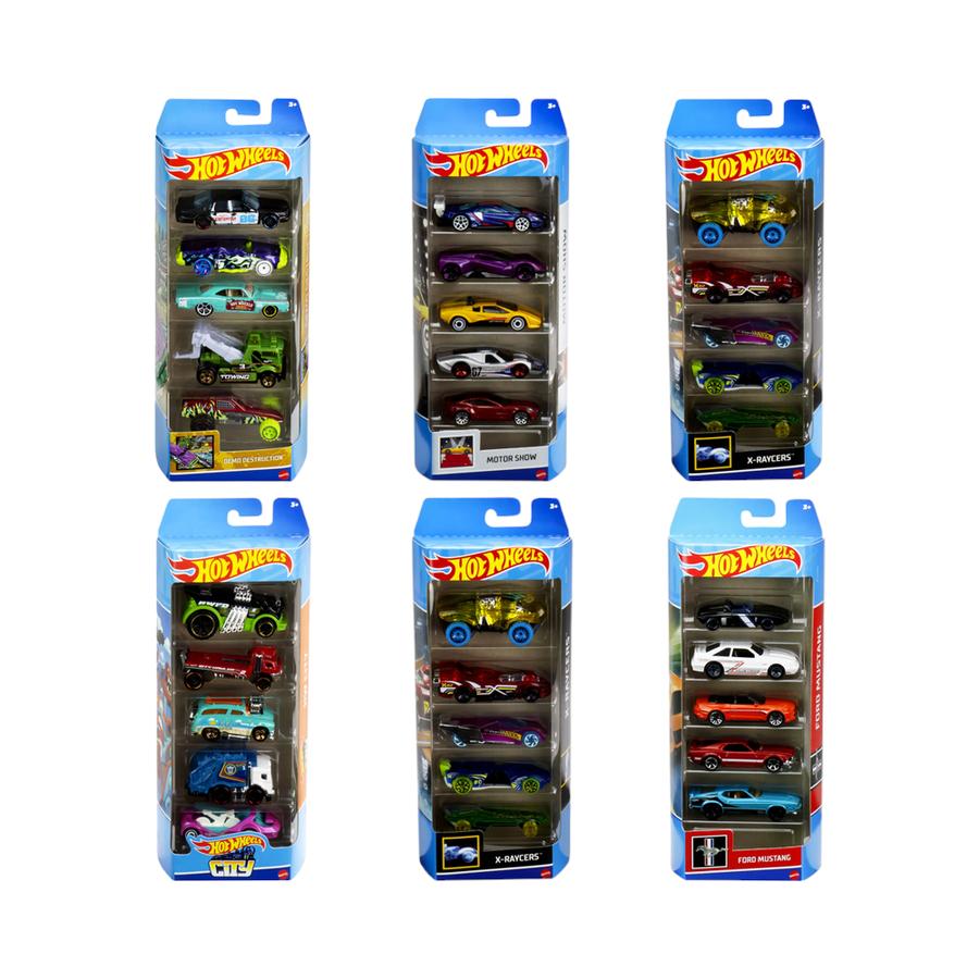 Hot Wheels Pack 5 Autos