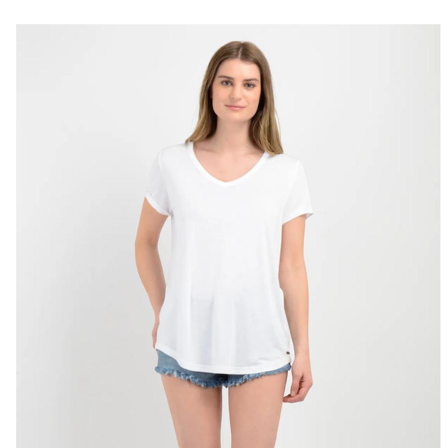 Polera Manga Corta Essential Blanco