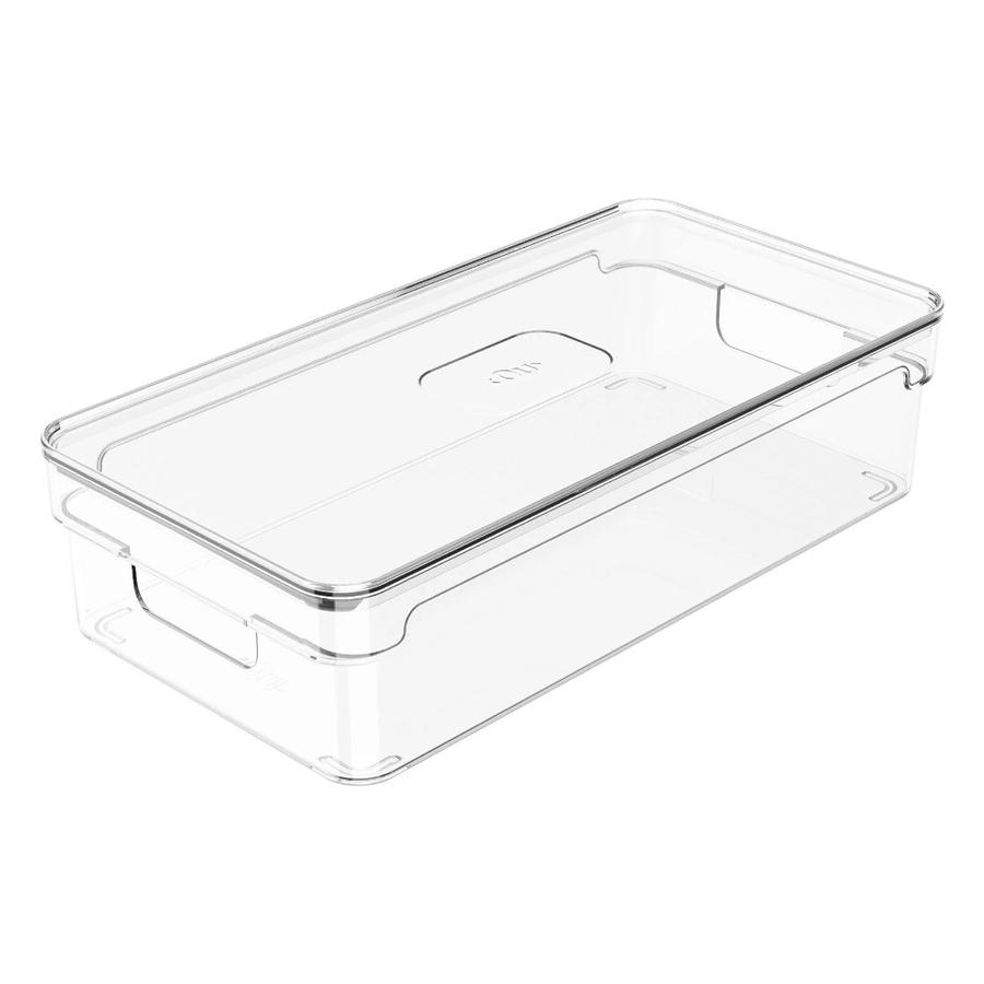 Organizador de Despensa con Tapa Clear 30 x 15 x 7 cm