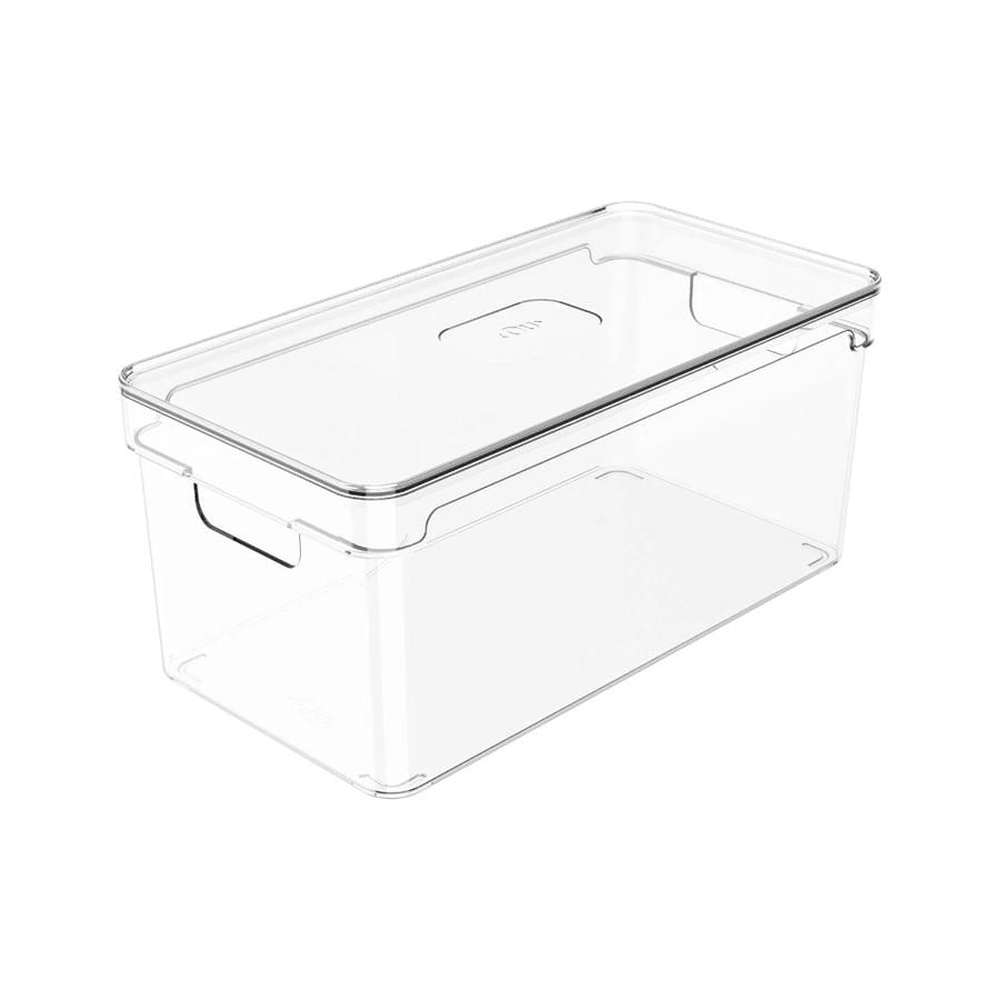 Organizador de Despensa con Tapa Clear 30 x 15 x 13 cm