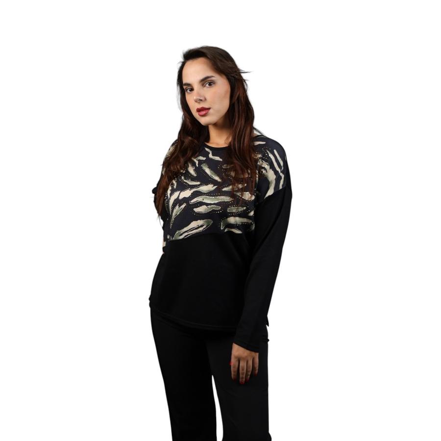 Polera Mujer Give W56411 Negro