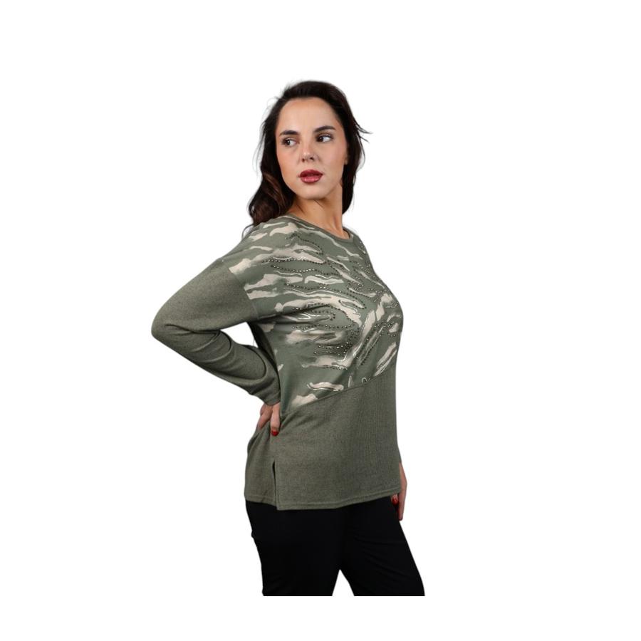 Polera Mujer Give W56411 Oliva