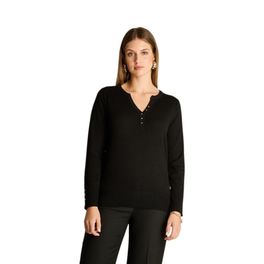 Sweater Mujer Lorenzo di Pontti Negro