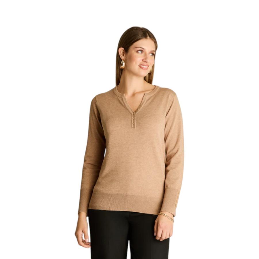 Sweater Mujer Lorenzo di Pontti Camel
